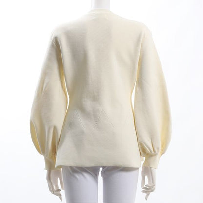 ボリュームスリーブクルーネックニット