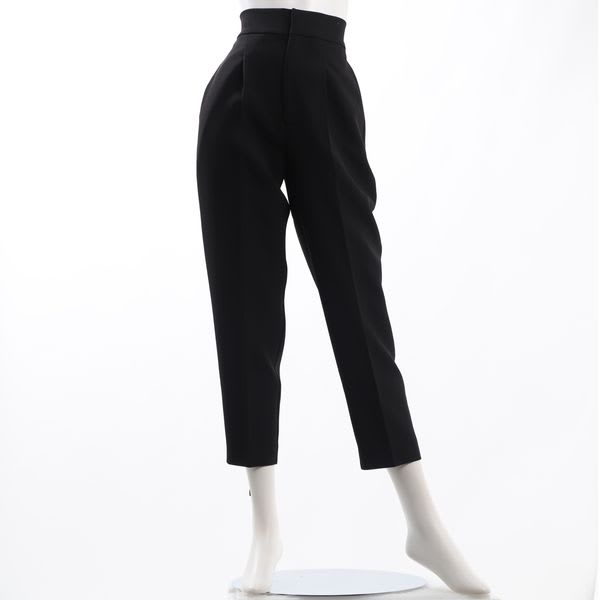 ハイウエストタックテーパードパンツ