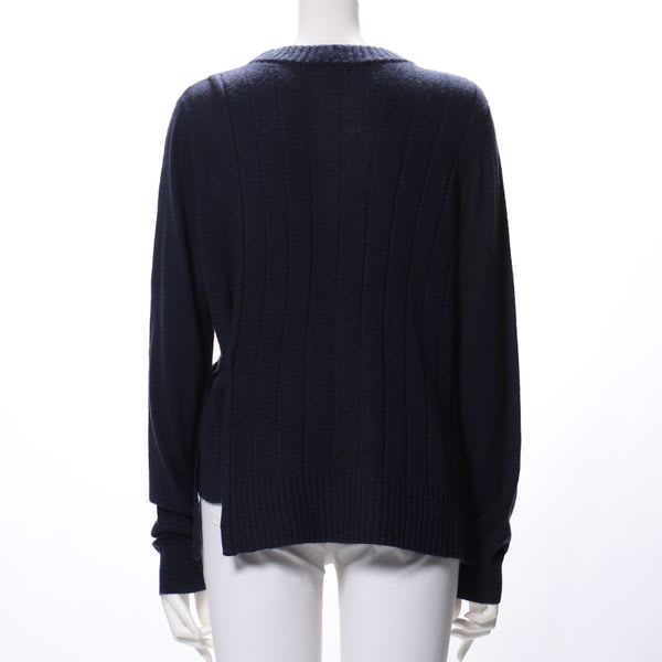 サイドリボンニット