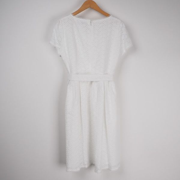 コットンレースワンピース