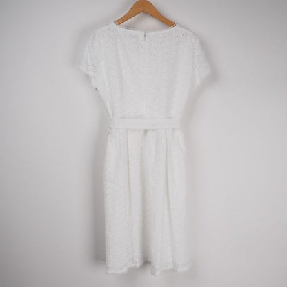 コットンレースワンピース