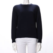 シンプルシルエットクルーネックニットプルオーバー