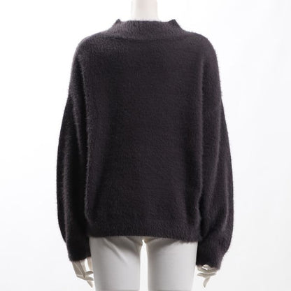 ドロップショルダーオフネックニット