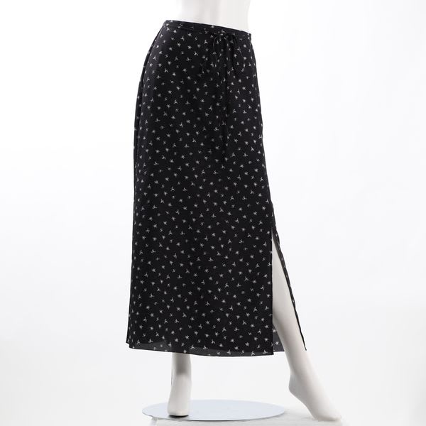 小花柄スリットスカート