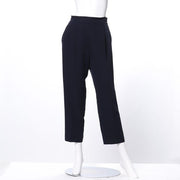 ライトダブルクロスタック入りストレートパンツ