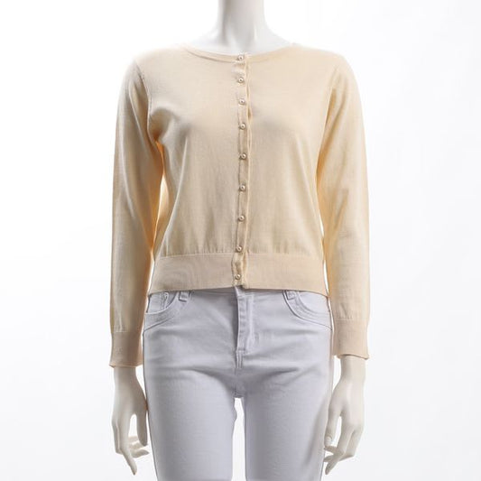 パールボタンカーディガン