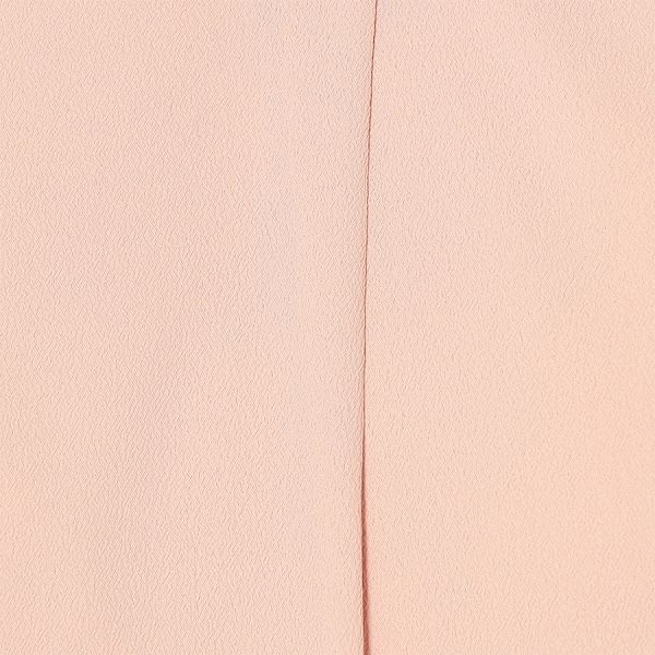 サイドスリットオープンフロントネックブラウス