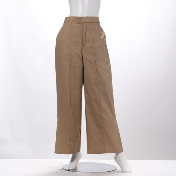 サイドスリットストレートパンツ