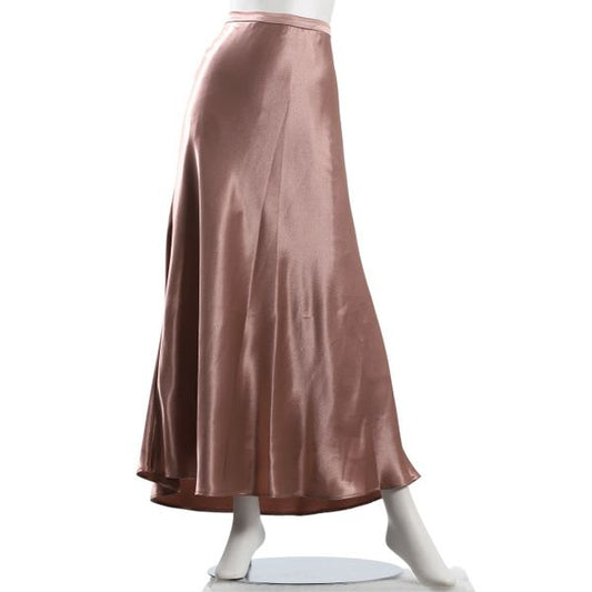 グロスサテンフレアスカート