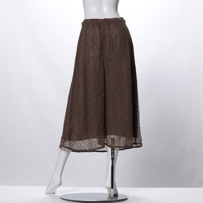 メロン柄総レースフレアスカート