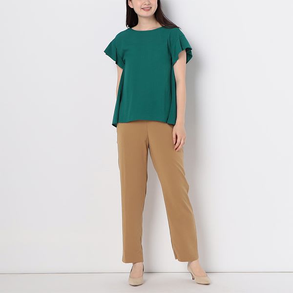 プルオン仕様テーパードパンツ