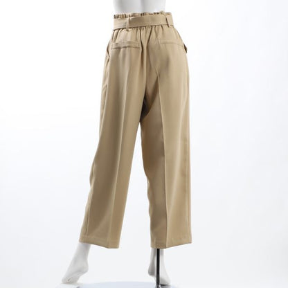 Dカンベルト付きタックワイドパンツ