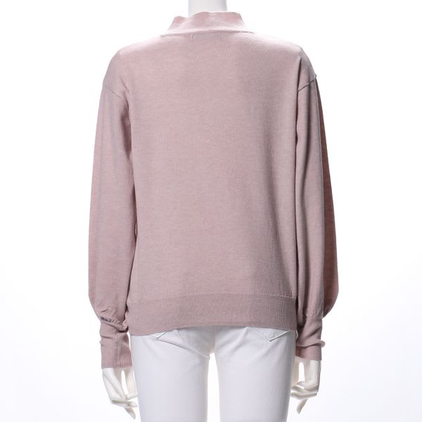 ボリュームスリーブハイネックニット