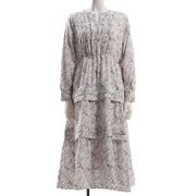 ティアード花柄ワンピース