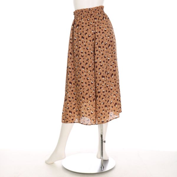 レオパードプリントフレアパンツ