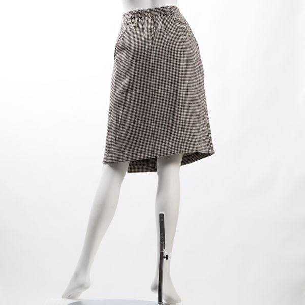 T/Rチェックラップ風スカート
