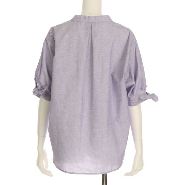 袖口結びデザインブラウス