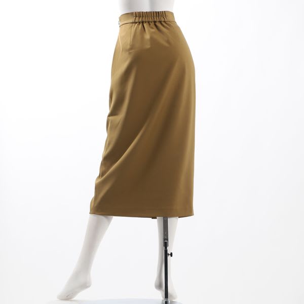 サイドギャザーアシンメトリータイトスカート