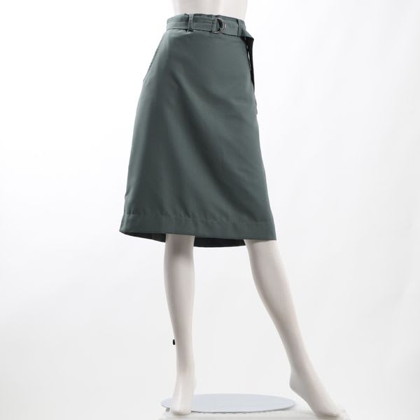 Dカンベルト付きタイトスカート