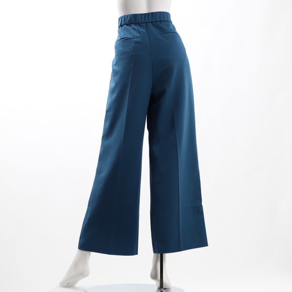 センタープレスタックワイドパンツ