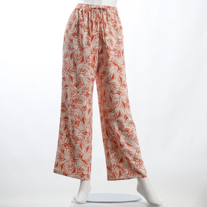 大柄プリントドロストパンツ