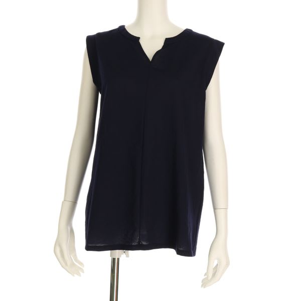 異素材切り替えカットソー