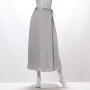 ヴィンテージサテンフレアスカート