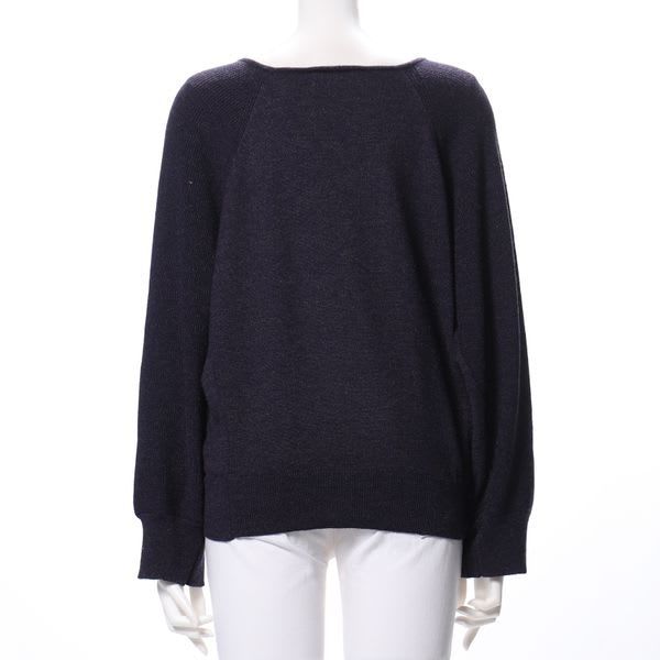 ラグランスリーブVネックニット