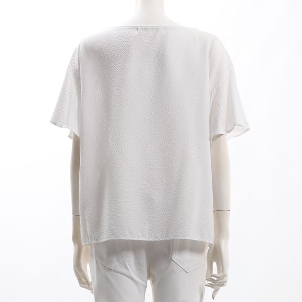 袖フレアブラウス