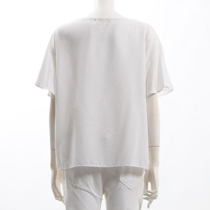 袖フレアブラウス