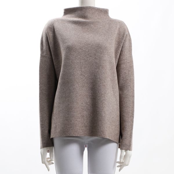 ドロップショルダーオフネックニット