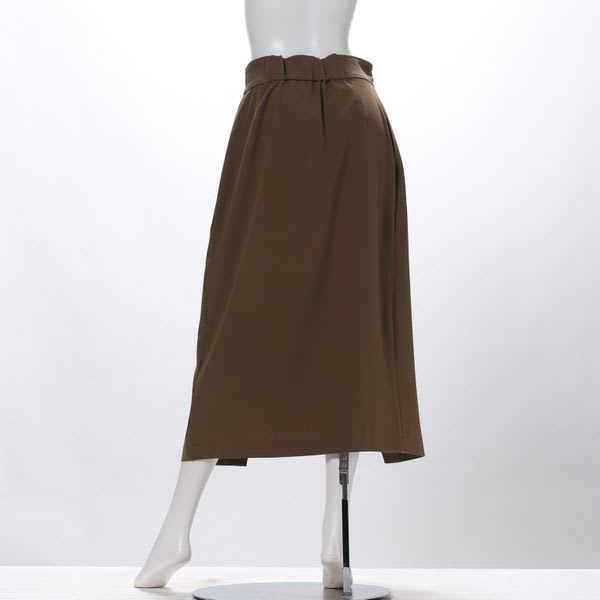 レイヤード風ラップスカート