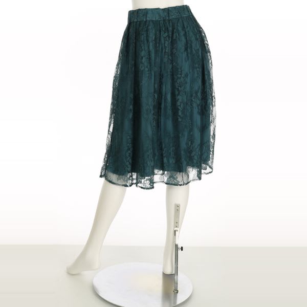 レースギャザースカート