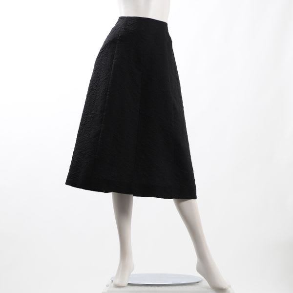 ふくれジャガードフレアスカート