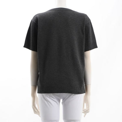 クルーネックハイゲージニット