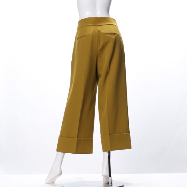 ロールアップデザインワイドパンツ