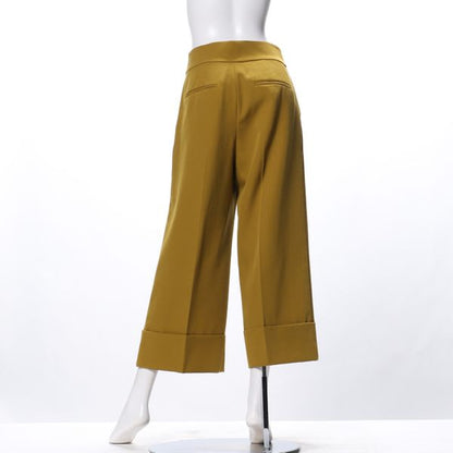 ロールアップデザインワイドパンツ