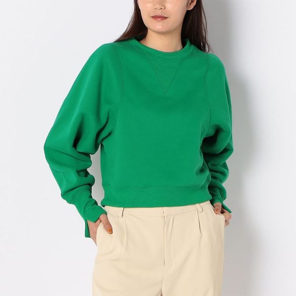 ボリューム袖クルーネックカットソー