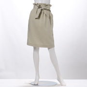 リボンベルト付きタイトスカート
