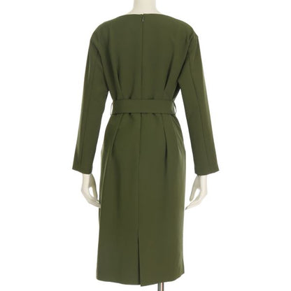 ベルト付きワンピース