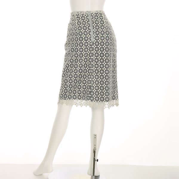 フラワーレースタイトスカート