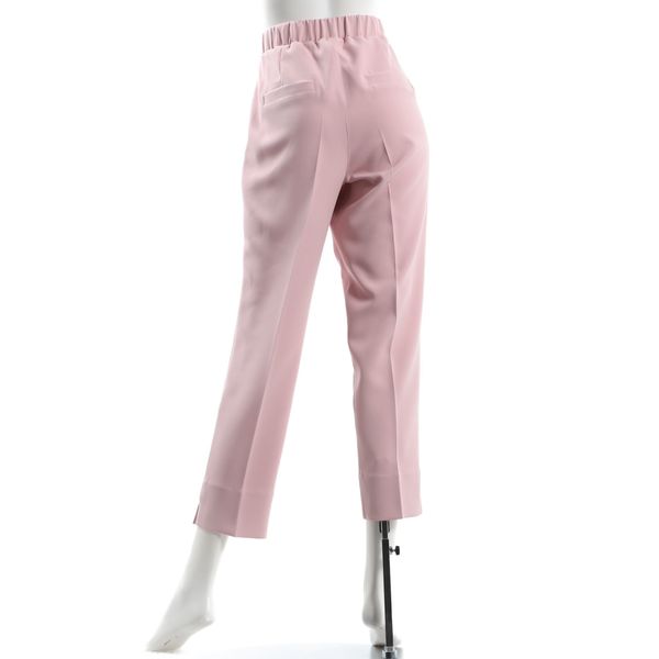 ウエスト総ゴムタック入りテーパードパンツ