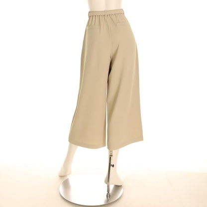 細Dカンベルトワイドシルエットパンツ