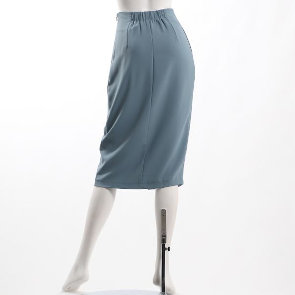 タックデザインフロントスリットスカート