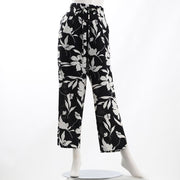 総柄ドロストパンツ