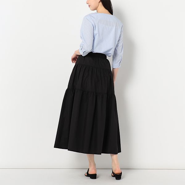 ストライプ柄ブラウス