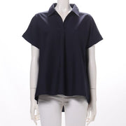 シンプルデザインスキッパーブラウス