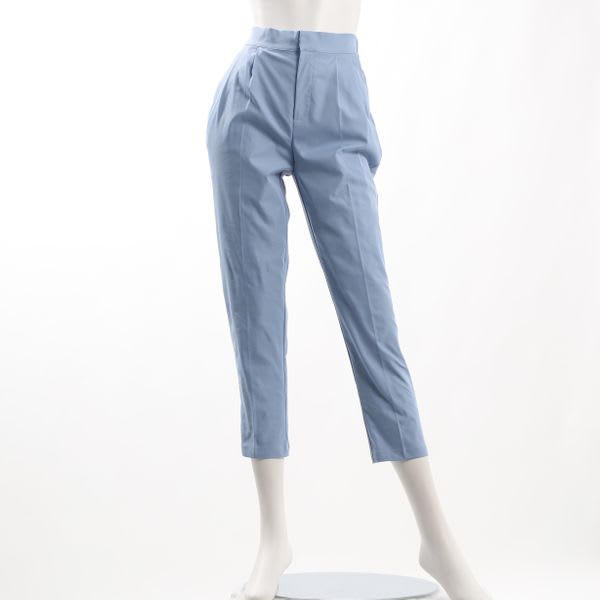 バックゴムタック入りテーパードパンツ