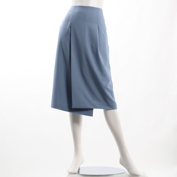 ラップ風デザインセミタイトスカート