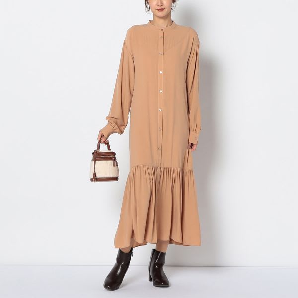 バンドカティアードワンピース